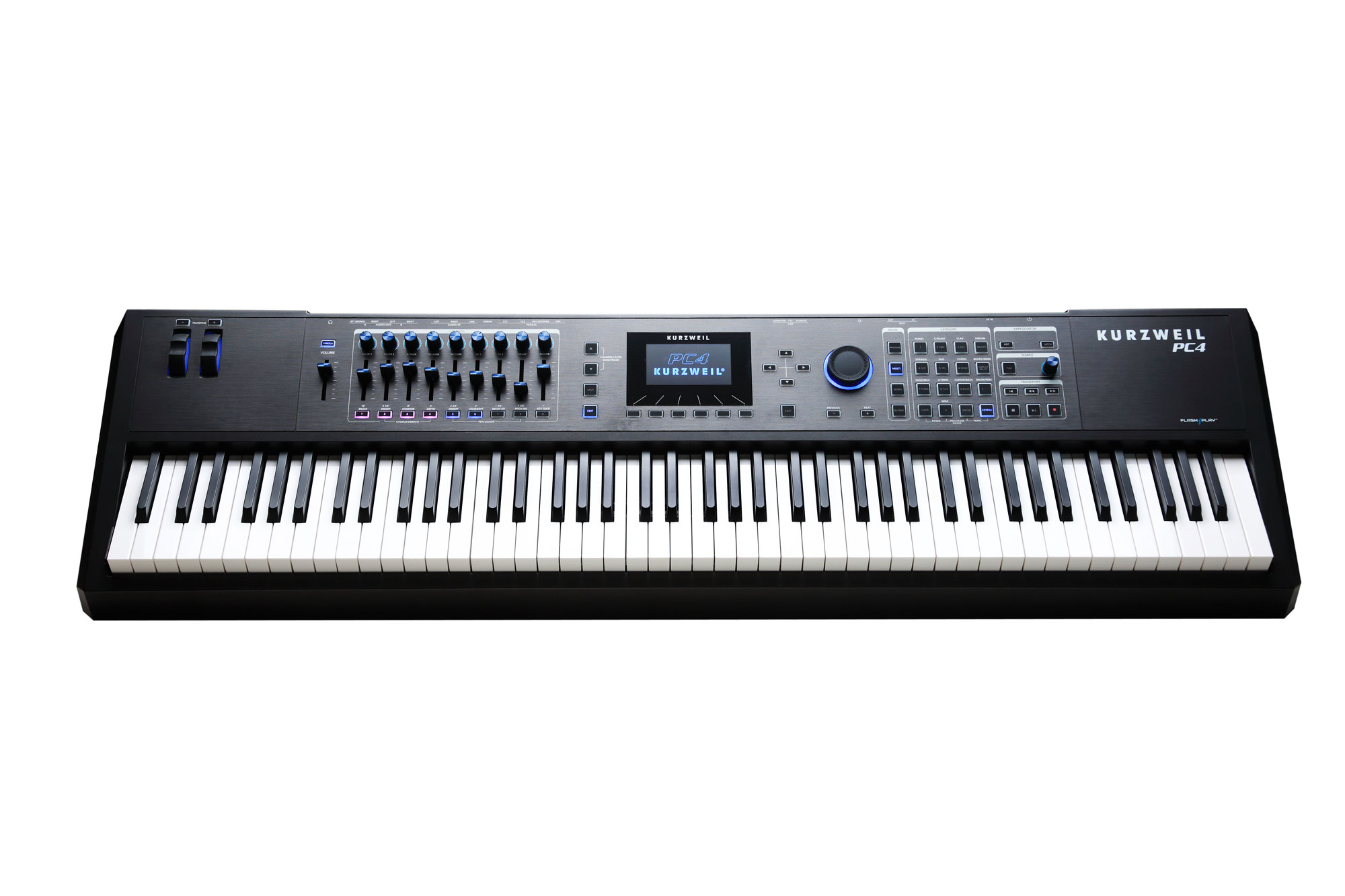 Купить Синтезатор рабочая станция Kurzweil PC4 черный в интернет магазине