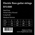 Струны для 4-х струнной бас-гитары Flight BN4505 купить в интернет магазине