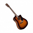 Электроакустическая гитара FENDER CD-60CE Dreadnought Brown Sunburst Fishman MiniQ Preamp купить в интернет магазине