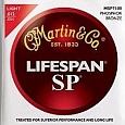Струны для акустической гитары MARTIN MSP7100 SP Lifespan 92/8 Phosphor Bronze 12-54 купить в интернет магазине