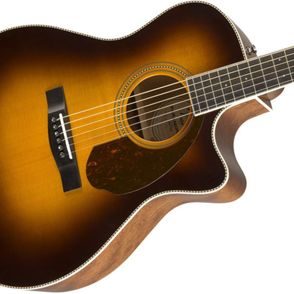Электроакустическая гитара FENDER PM-4CE Auditorium LTD Sunbrst купить в интернет магазине