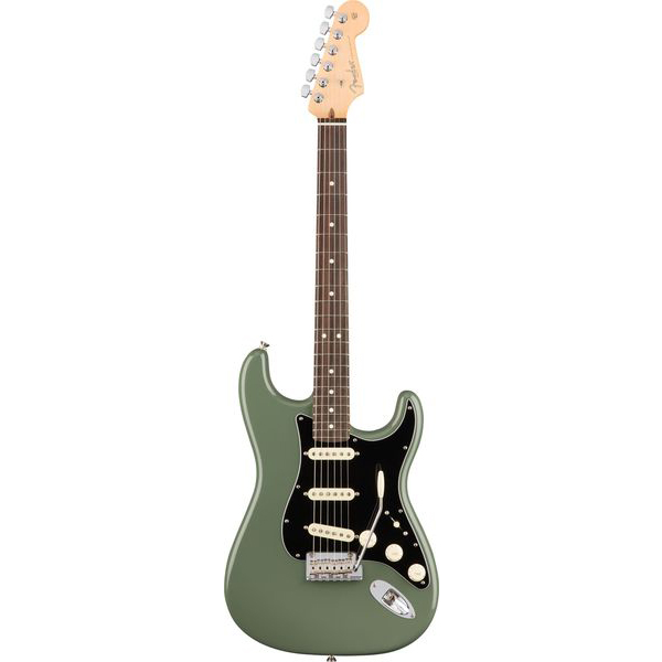 Электрогитара FENDER American Professional Stratocaster RW Antique Olive купить в интернет магазине