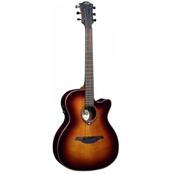 Электроакустическая гитара LAG T100ACE-BRS купить в интернет магазине