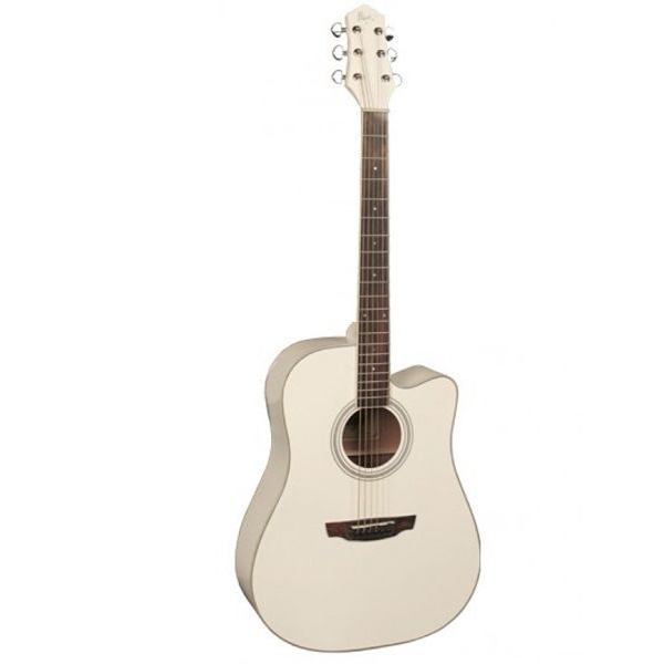 Акустическая гитара FLIGHT AD-200C WH купить в интернет магазине