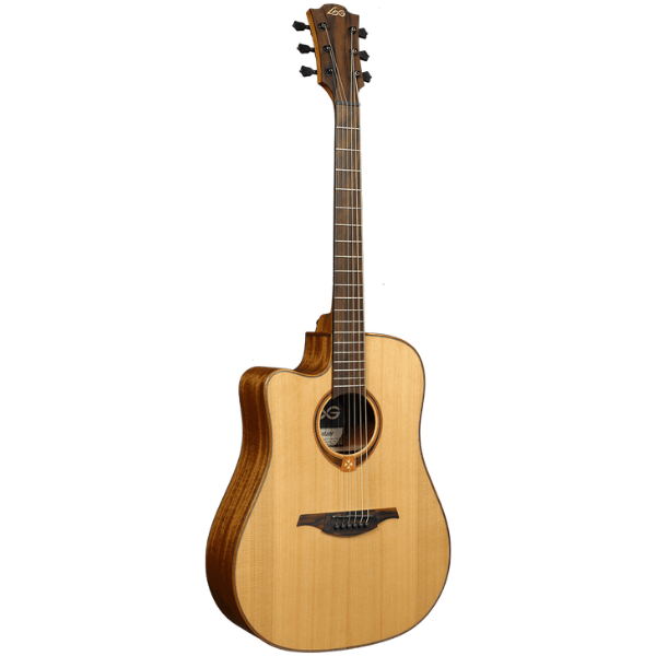 Электроакустическая гитара LAG T-118D CE дредноут с вырезом купить в интернет магазине