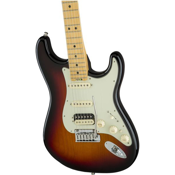 Электрогитара FENDER American Elite Stratocaster HSS Shawbucker 3-Color Sunburst купить в интернет магазине