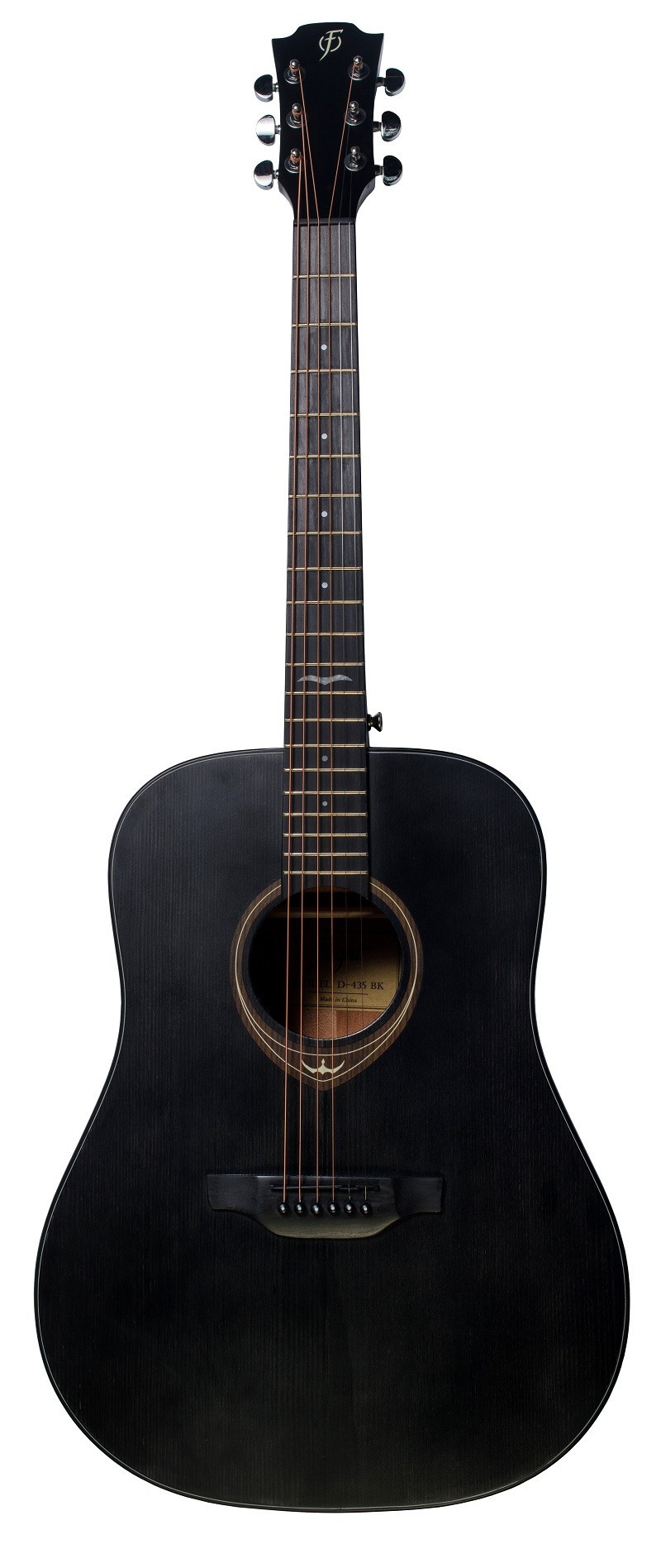 Акустическая гитара Flight D-435 BK купить в интернет магазине