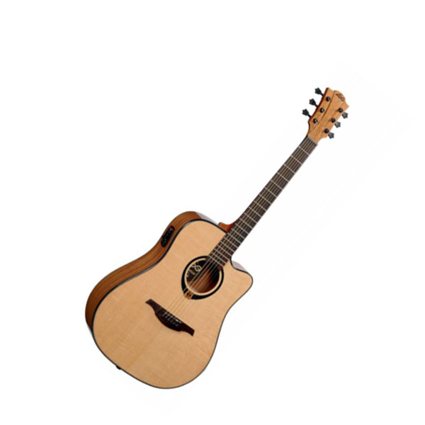 Электроакустическая гитара LAG T80DCE купить в интернет магазине