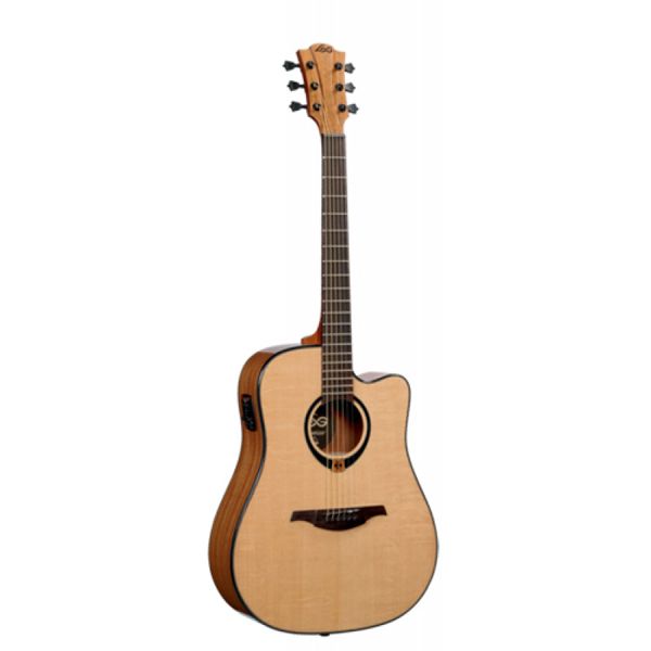 Электроакустическая гитара LAG T80DCE купить в интернет магазине