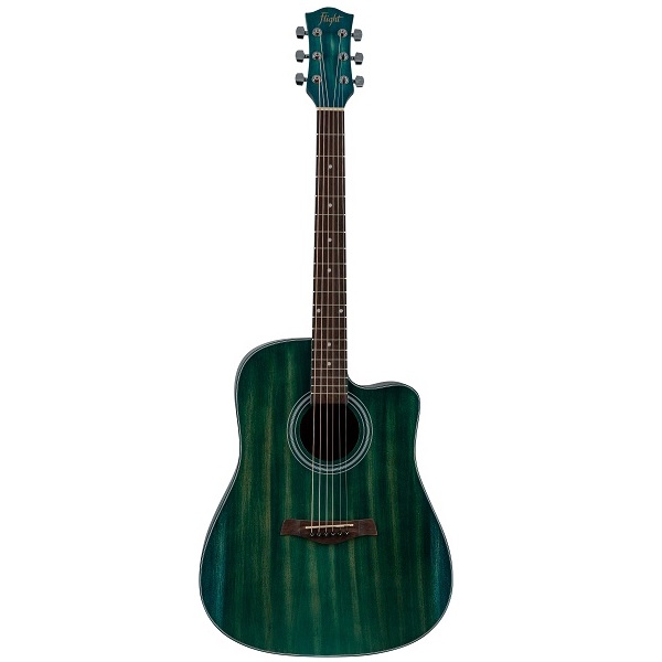 Акустическая гитара FLIGHT D-155C MAH BL купить в интернет магазине