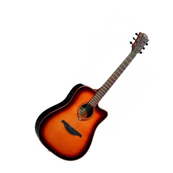 Электроакустическая гитара LAG T100DCE-BRS купить в интернет магазине