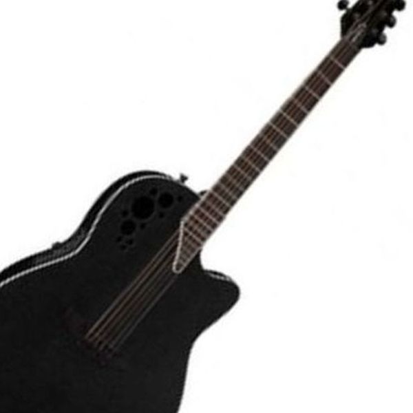 Электроакустическая гитара OVATION 1868TX-5 Elite T Super Shallow Black Textured купить в интернет магазине
