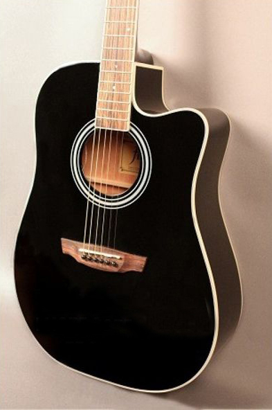 Акустическая гитара FLIGHT AD-200C BK купить в интернет магазине