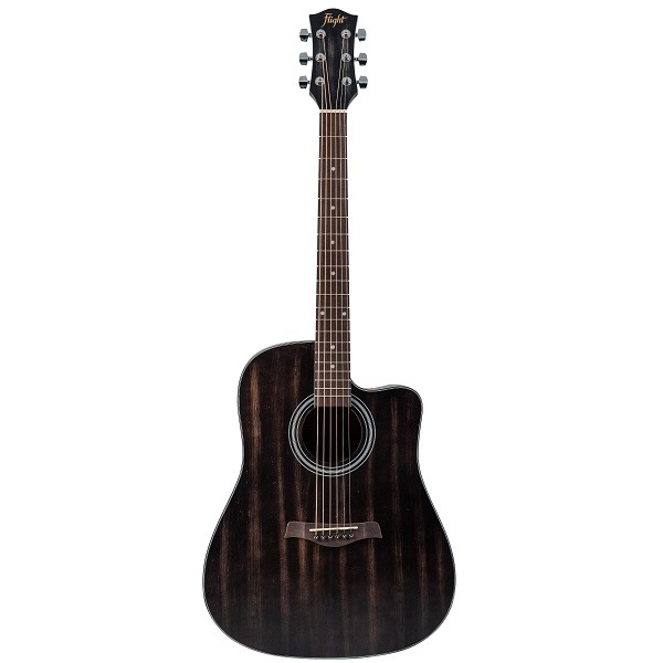 Акустическая гитара FLIGHT D-155C MAH BK купить в интернет магазине