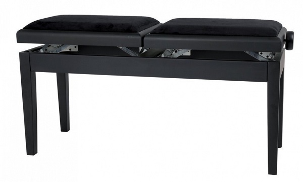 Купить Двойная банкетка для фортепиано GEWA Piano bench Deluxe Double Black Highgloss в интернет магазине