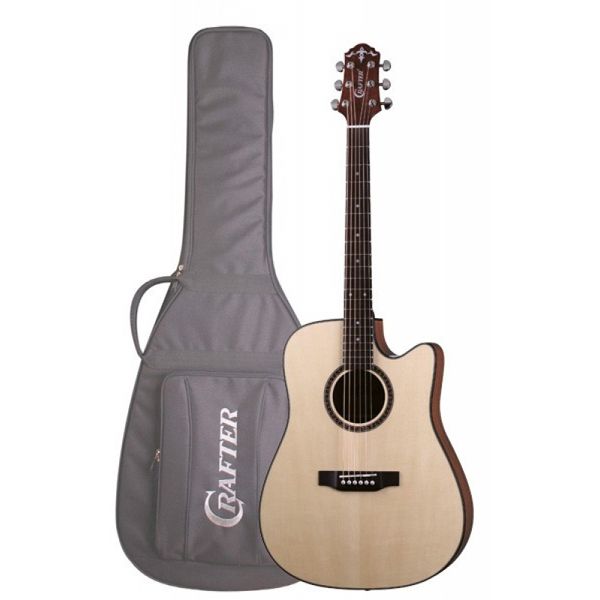 Электроакустическая гитара CRAFTER HILITE-DE SP/N купить в интернет магазине