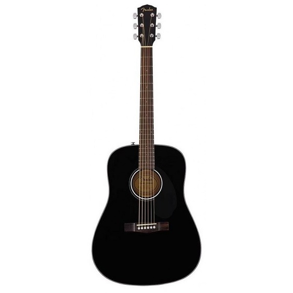 Акустическая гитара FENDER CD-60S Black WN купить в интернет магазине
