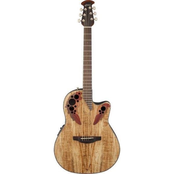 Электроакустическая гитара OVATION CE44P-SM Celebrity Elite Plus Mid Cutaway Natural Spalted Maple купить в интернет магазине