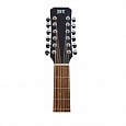 Электроакустическая 12-и струнная гитара JET JDEC-255/12  BKS купить в интернет магазине
