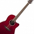 Электроакустическая гитара OVATION CS24-RR Celebrity Standard Mid Cutaway Ruby Red купить в интернет магазине
