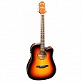 Электроакустическая гитара CRUZER SDC-24EQ/TS купить в интернет магазине