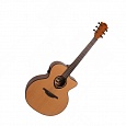 Электроакустическая гитара LAG T66JCE купить в интернет магазине